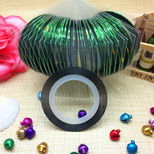 NAIL ART/NAIL ART TAPE/NAIL ART LASER TAPE/NAIL ART STRIPING TAPE/GREEN NAIL ART TAPE/NAIL ART/NAIL