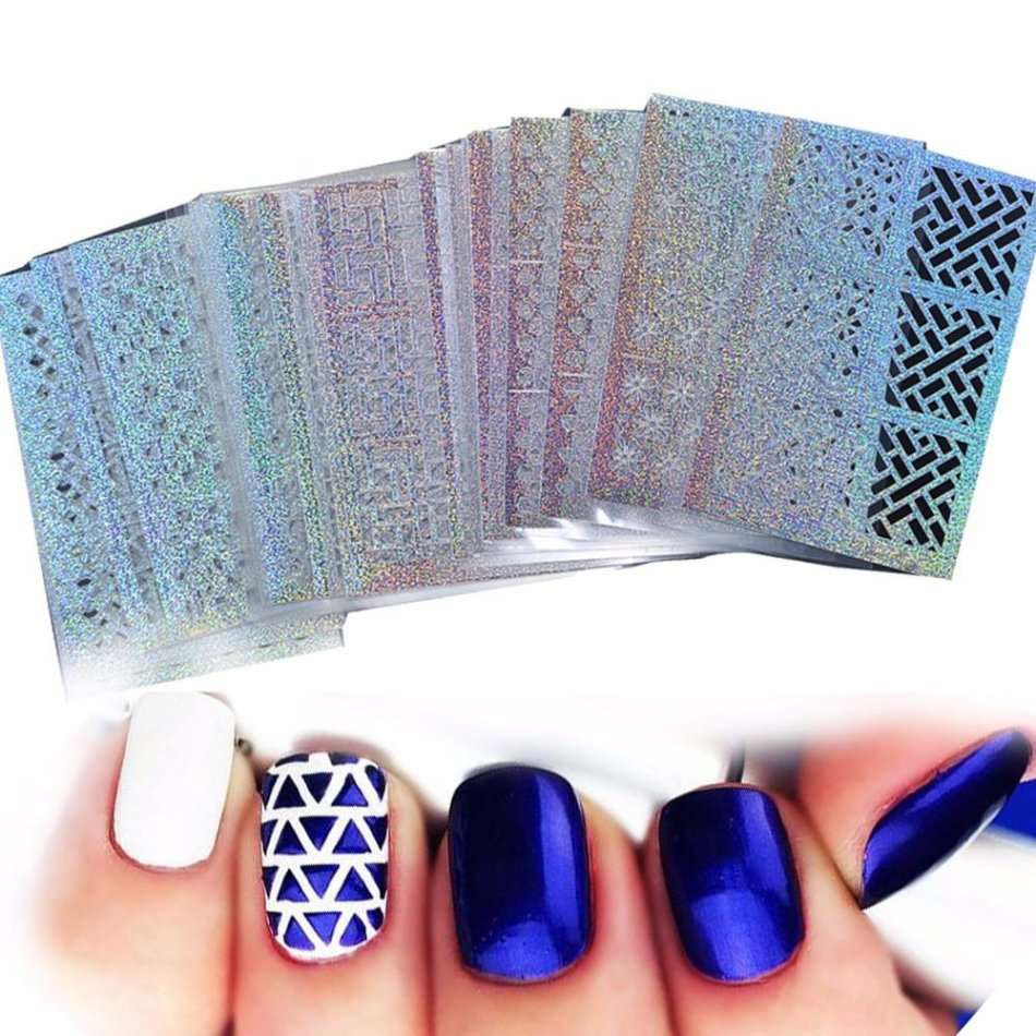 Stencil Nail Art
