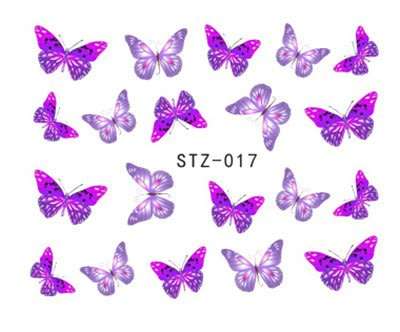 Nail Art Water Transfers Nail Decals Stickers For Nails Butterfly
