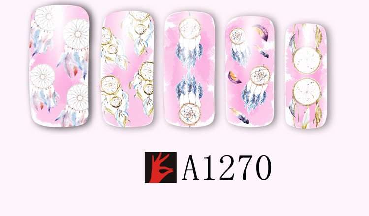 NAIL ART - Water Transfer Decals Nail Art Dream Catchers