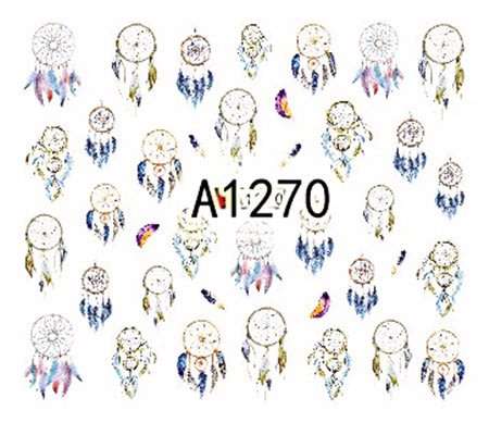 NAIL ART - Water Transfer Decals Nail Art Dream Catchers