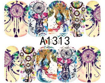 Nail Art Water Transfers Nail Decals Stickers For Nails Dreamcatcher