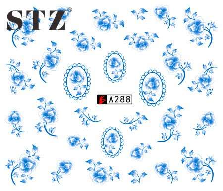 NAIL ART - Water Transfer Decals Flower Nail Art Sliders