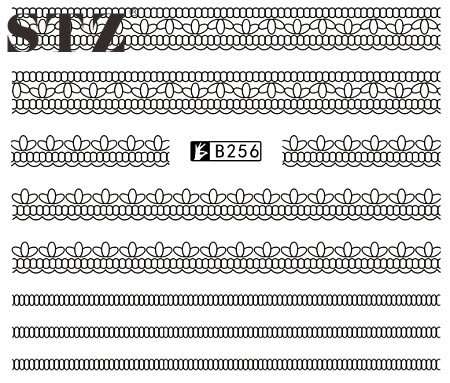 NAIL ART - Water Transfer Decals Lace
