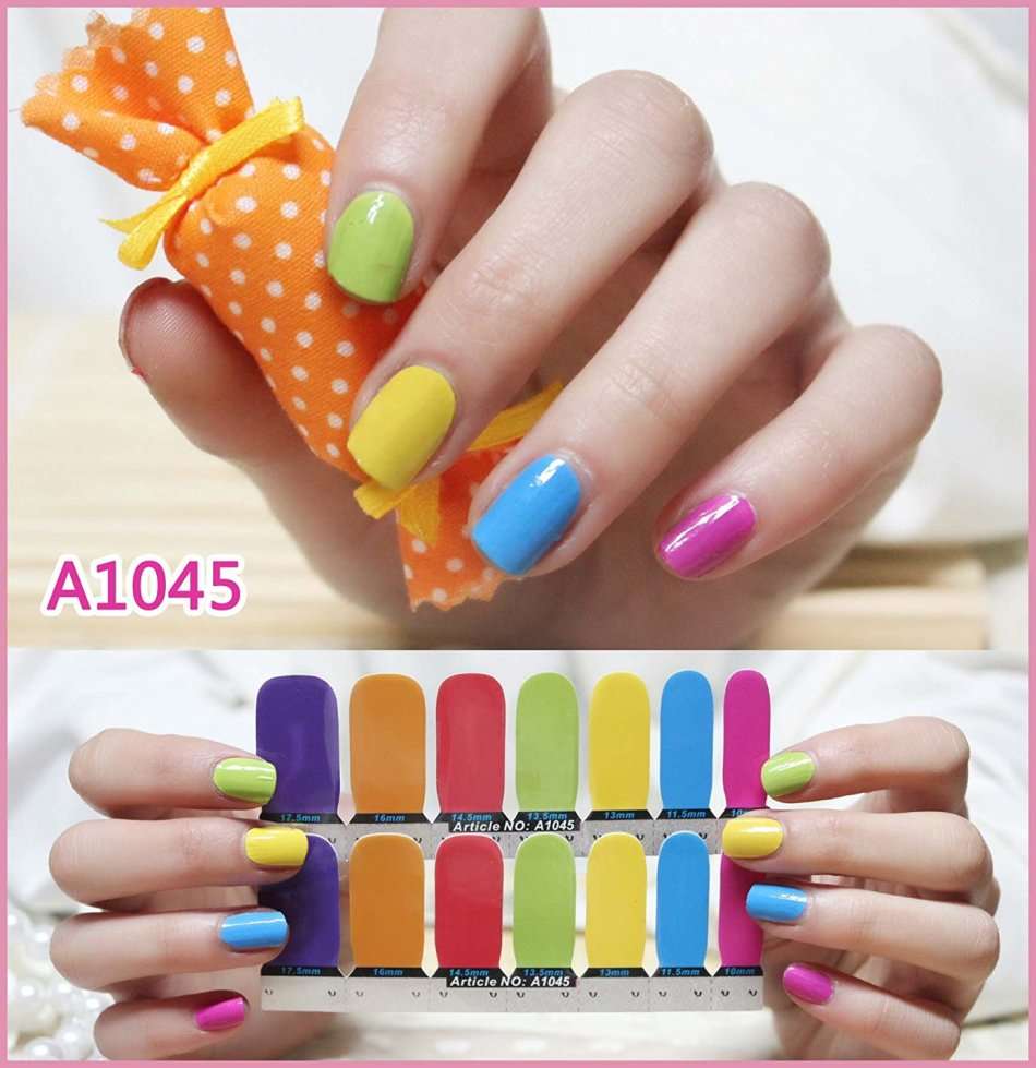 NAIL ART - Nail Wraps Stickers For Nails Nail Wrap