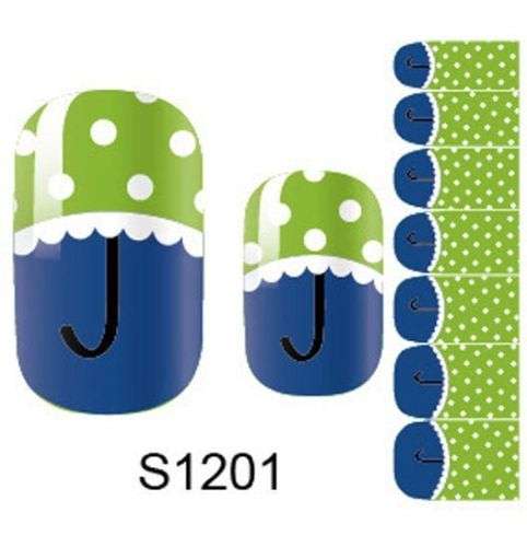 NAIL ART - Nail Wraps Stickers For Nails Nail Wrap