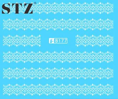 NAIL ART - Water Transfer Decals Lace
