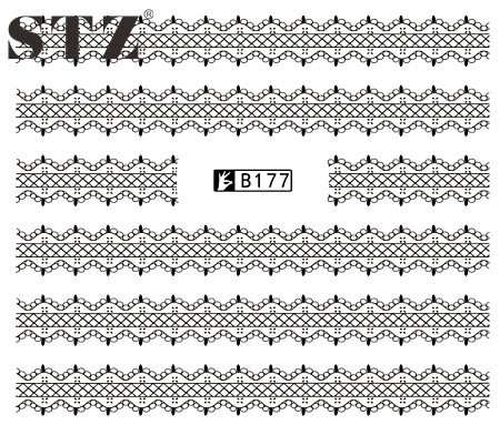 NAIL ART - Water Transfer Decals Lace