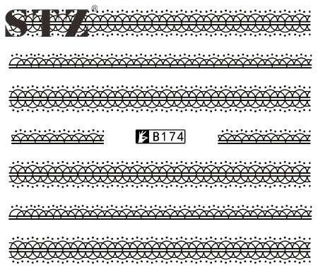 NAIL ART - Water Transfer Decals Lace