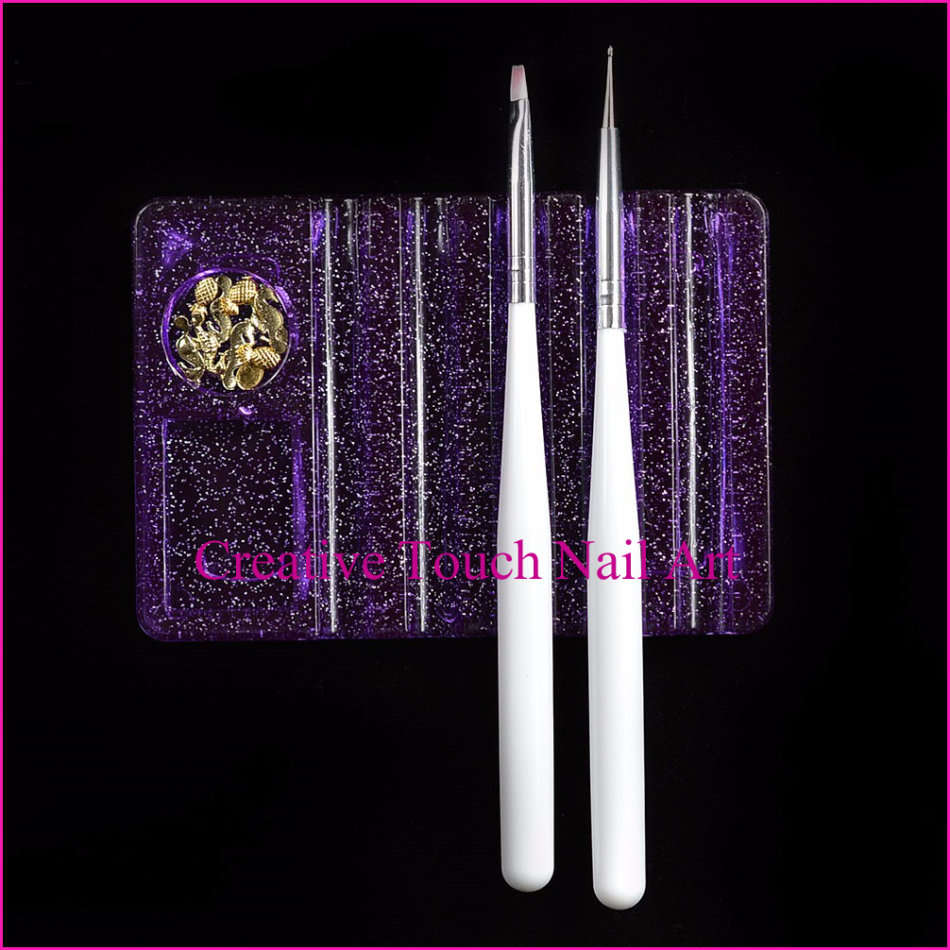NAIL ART - Clear Nail Art Crafts And Brush Holder