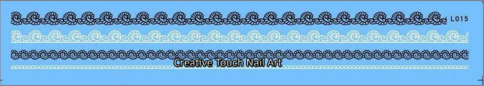 NAIL ART - Water Transfer Lace Nail Art