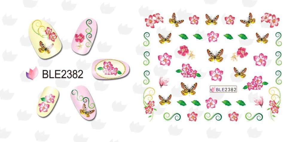 Water transfers nail art water decal stickers for nails