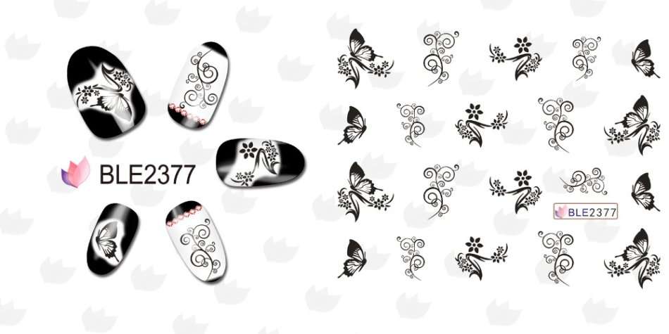 Water transfers nail art water decal stickers for nails