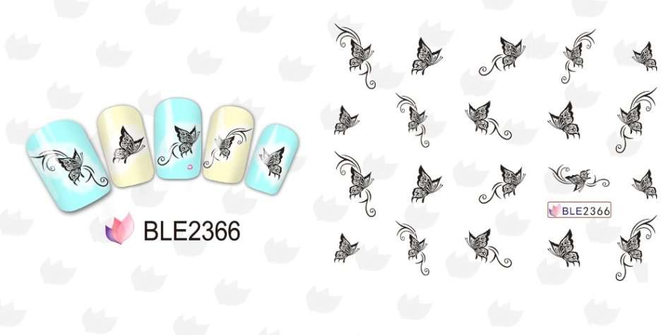 Water transfers nail art water decal stickers for nails
