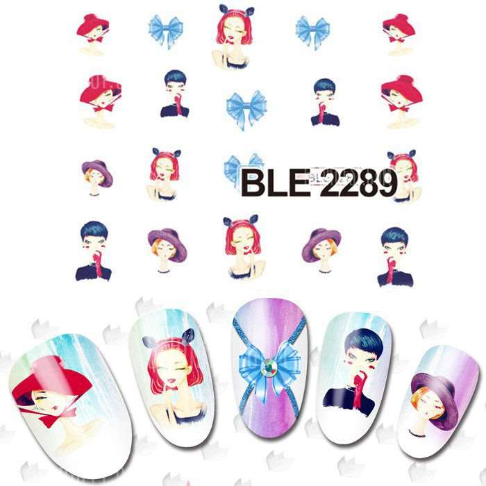 NAIL ART - Water Transfer Decals Fashion