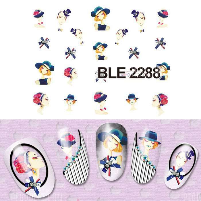NAIL ART - Water Transfer Decals Fashion