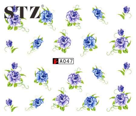 NAIL ART - Water Transfer Decals Flower Sliders For Nail Art