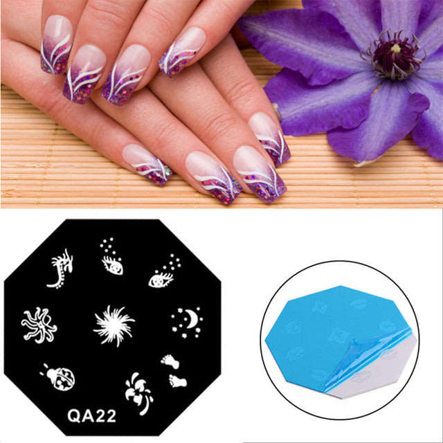 NAIL ART STAMPING - Nail Art Stamping Plate Feet Image