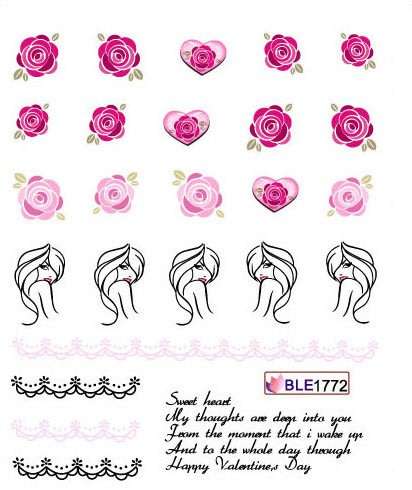 Nail Art Water Transfer Stickers Decals