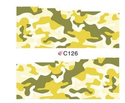 NAIL ART - Camo Water Transfer Nail Art