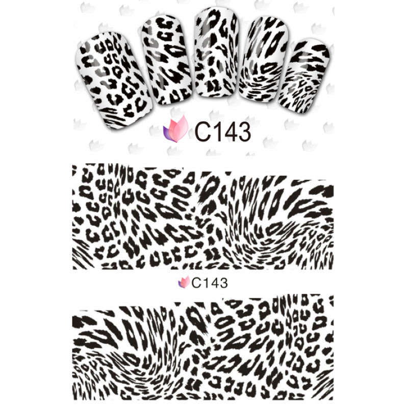 Nail art water decals transfer stickers for nails