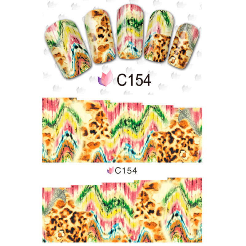 Nail art water decals transfer stickers for nails