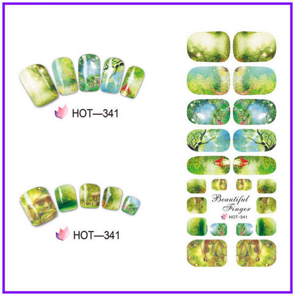 NAIL ART - Fairy Tail Water Transfer Nail Art