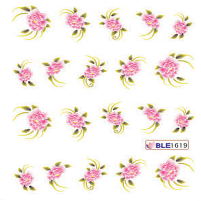 Water decal nail art water transfer stickers for nails