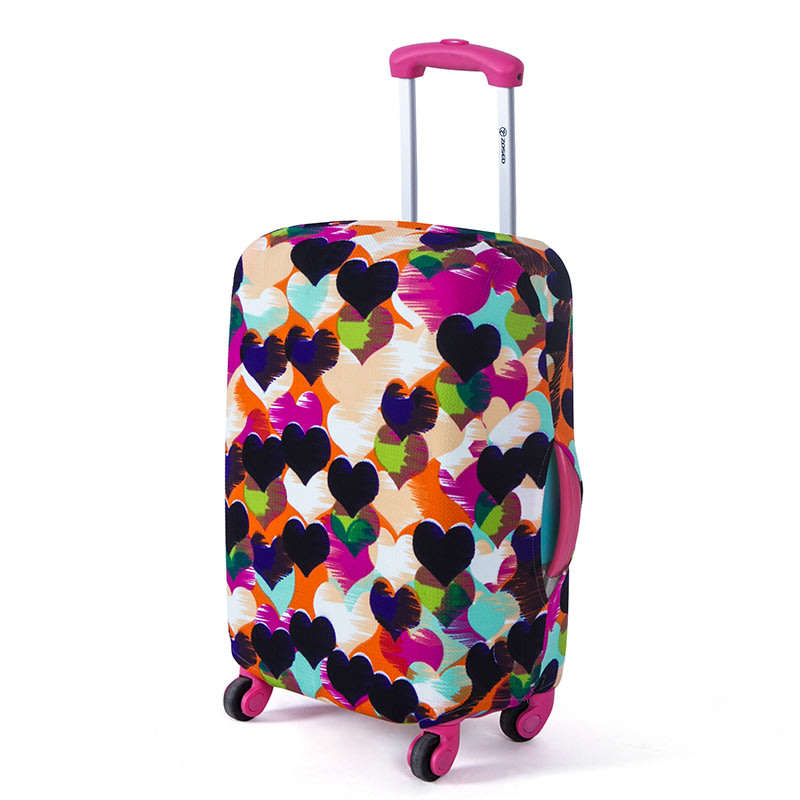 Printed Suitcase Luggage Cover  - 63cm X 43cm - Large