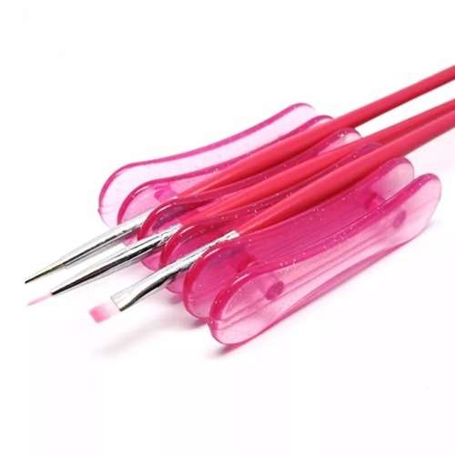NAIL ART - Pink Nail Art Brush Holder