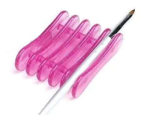NAIL ART - Pink Nail Art Brush Holder