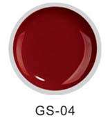 NAIL ART GEL -  5ml Dark Red Soak Off Gel