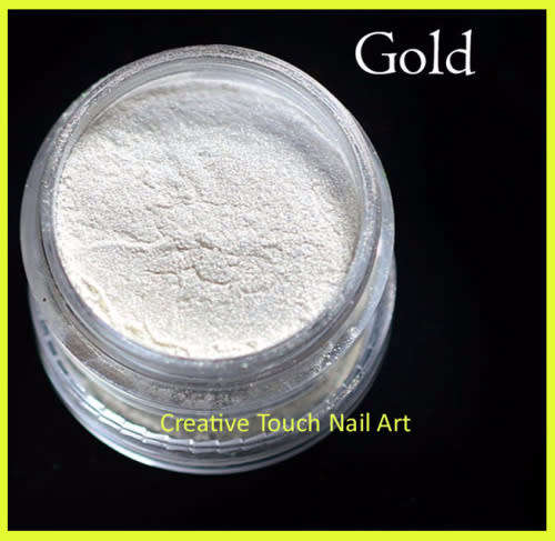 NAIL ART - Mermaid Pigment Mini Jar Nail Art Magic Dust - Gold
