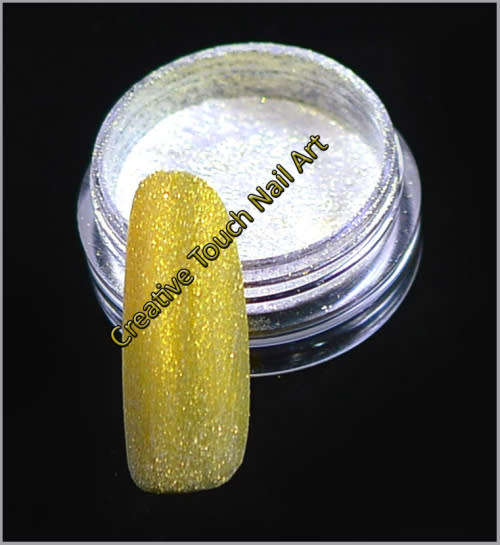 NAIL ART - Mermaid Pigment Mini Jar Nail Art Magic Dust - Gold