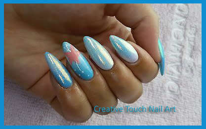 NAIL ART - Mermaid Pigment Mini Jar Nail Art Magic Dust - Blue
