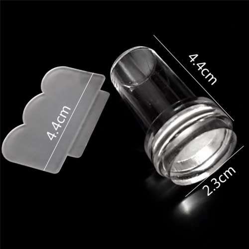 NAIL ART - Clear Jelly Mini Stamper Nail Art Stamping Tool