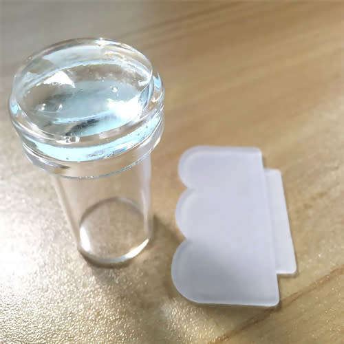 NAIL ART - Clear Jelly Mini Stamper Nail Art Stamping Tool