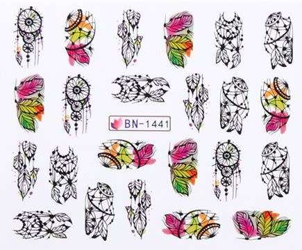 NAIL ART - Water Transfer Decals Nail Art Sliders  - BN1441