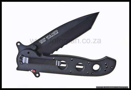 CRKT M16-14 FOLDING KNIFE - TANTO BLACK - TACTICLE