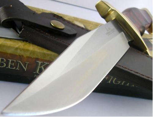 Gil Hibben Karate Fighter Master Mahogany Wood Knife