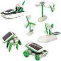 6 in 1 solar robotics educational toy