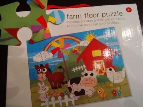 28 piece farm OR alphabet floor puzzle