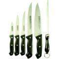 7 piece knife set with cutting board