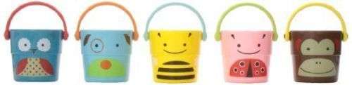 Set of 5 HOP Zoo  water and bath toys for  baby and toddlers