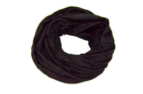 Black viscose scarf