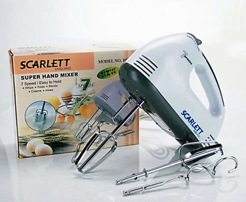 Electronic hand mixer egg whisk