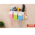Multifunctional toothbrush holder bathroom organiser
