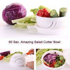 Salad cutter bowl