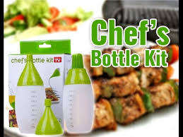 2 in 1 silicone chefs bottle kit