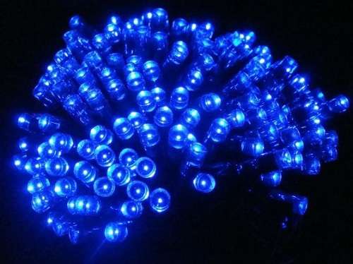 Blue or Green LED  Christmas Fairy Lights